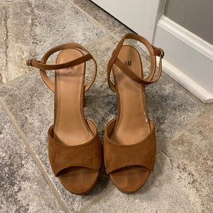 H&M suede heels